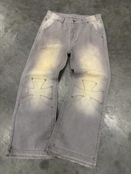 77 Double knee denim