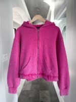 77 Pink zipup Hoodie